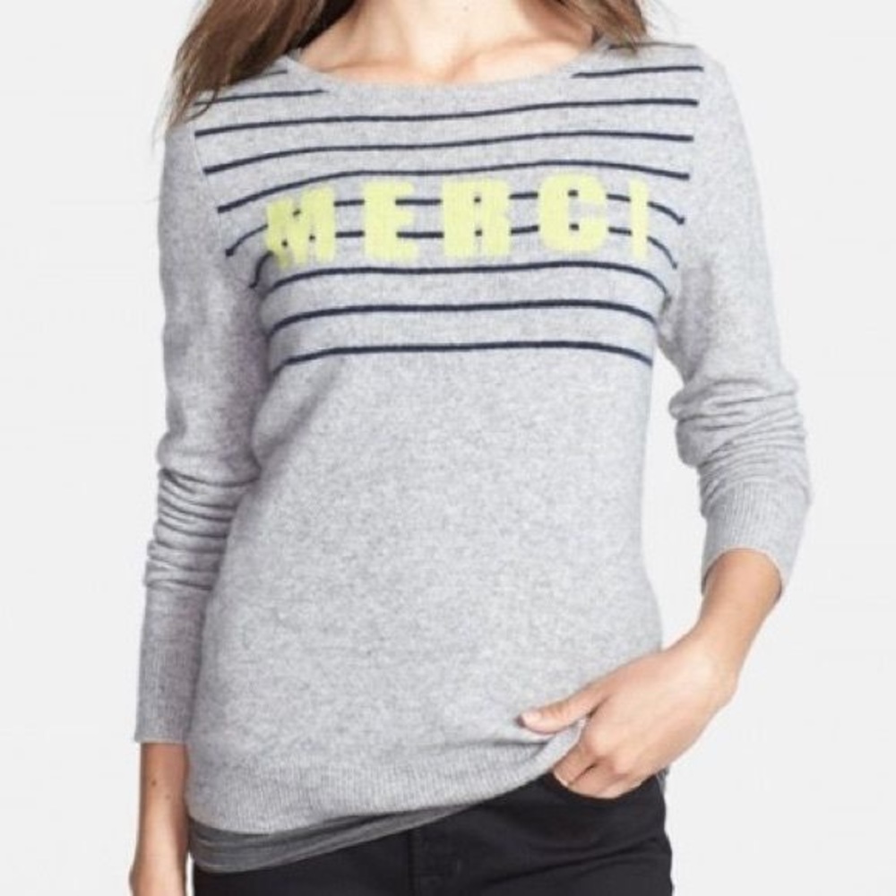 Halogen “Merci” Sweater